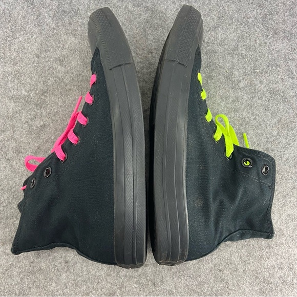 Converse Black Monochrome High Tops Women’s Size 8 - Picture 4 of 6